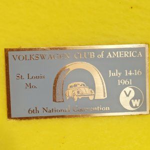 VOLKSWAGEN Club of America July 14-16 1961 5th Annual Convention
